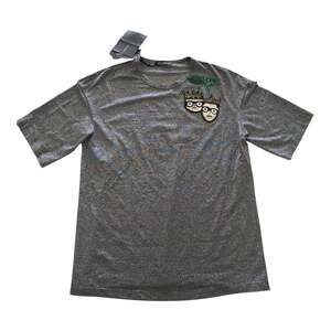 NWT sz 40W Dolce & Gabbana Metallic Lurex Shirt with Sequin #DGFamily King Emb.